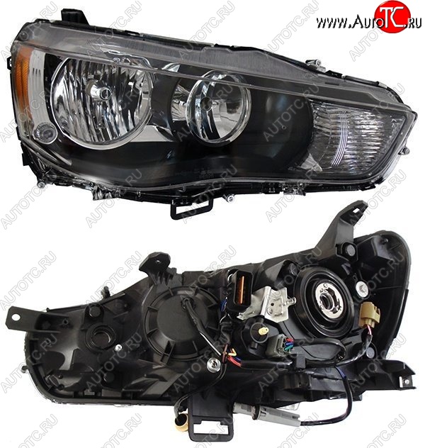 10 599 р. Правая фара SAT  Mitsubishi Outlander  XL (2010-2013) (CW)  рестайлинг  с доставкой в г. Керчь