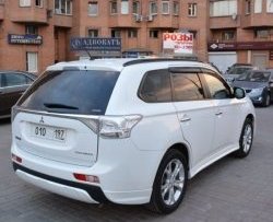 4 799 р. Боковые накладки на задний бампер BROOMER Design Mitsubishi Outlander GF дорестайлинг (2012-2014) (Неокрашенная)  с доставкой в г. Керчь. Увеличить фотографию 2