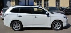 4 799 р. Боковые накладки на задний бампер BROOMER Design Mitsubishi Outlander GF дорестайлинг (2012-2014) (Неокрашенная)  с доставкой в г. Керчь. Увеличить фотографию 3