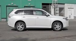4 799 р. Боковые накладки на задний бампер BROOMER Design Mitsubishi Outlander GF дорестайлинг (2012-2014) (Неокрашенная)  с доставкой в г. Керчь. Увеличить фотографию 5