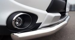 14 999 р. Одинарная защита переднего бампера диаметром 63 мм SLITKOFF  Mitsubishi Outlander  GF (2014-2016) 1-ый рестайлинг  с доставкой в г. Керчь. Увеличить фотографию 3