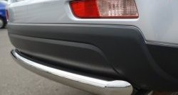 13 999 р. Одинарная защита заднего бампера из трубы диаметром 63 мм SLITKOFF  Mitsubishi Outlander  GF (2012-2014) дорестайлинг  с доставкой в г. Керчь. Увеличить фотографию 3