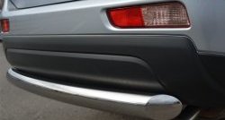 14 999 р. Одинарная защита заднего бампера из трубы диаметром 76 мм SLITKOFF  Mitsubishi Outlander  GF (2012-2014) дорестайлинг  с доставкой в г. Керчь. Увеличить фотографию 3