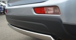 11 599 р. Защита заднего бампера (Ø75x42 мм, нержавейка) Russtal Mitsubishi Outlander GF дорестайлинг (2012-2014)  с доставкой в г. Керчь. Увеличить фотографию 3