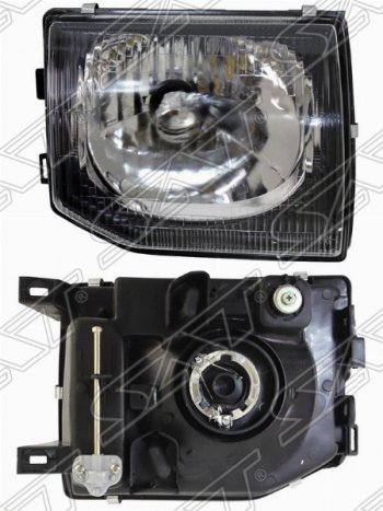 Правая фара передняя SAT Mitsubishi Pajero ( 2 V30/V40,  2 V20) (1997-1999) рестайлинг