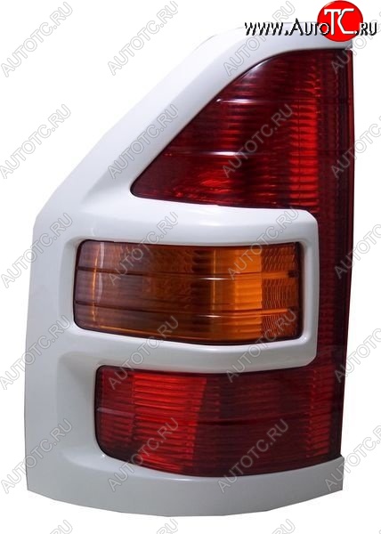 1 329 р. Правый задний фонарь SAT (белая окантовка) Mitsubishi Pajero 3 V70 дорестайлинг (1999-2003)  с доставкой в г. Керчь