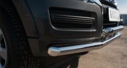21 849 р. Защита переднего бампера (2 трубыØ63 мм, нержавейка) SLITKOFF Mitsubishi Pajero 4 V90 2-ой рестайлинг (2014-2020)  с доставкой в г. Керчь. Увеличить фотографию 3