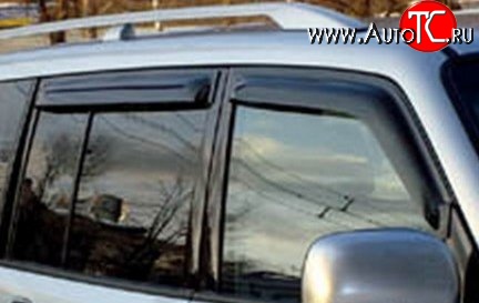 999 р. Комплект дефлекторов окон (ветровиков) 4 шт. (5 дверей) Russtal Mitsubishi Pajero 3 V70 дорестайлинг (1999-2003)  с доставкой в г. Керчь