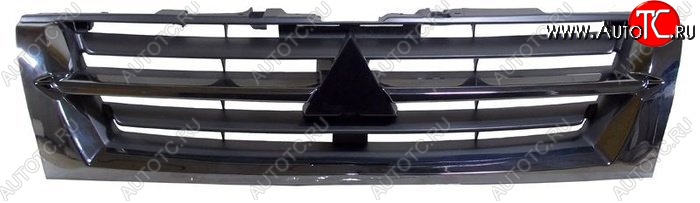 4 649 р. Решётка радиатора SAT  Mitsubishi Pajero  3 V70 (1999-2003) дорестайлинг (Неокрашенная)  с доставкой в г. Керчь