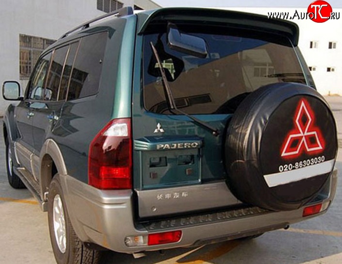 2 969 р. Спойлер M-VRS Mitsubishi Pajero 3 V70 дорестайлинг (1999-2003) (Неокрашенный)  с доставкой в г. Керчь