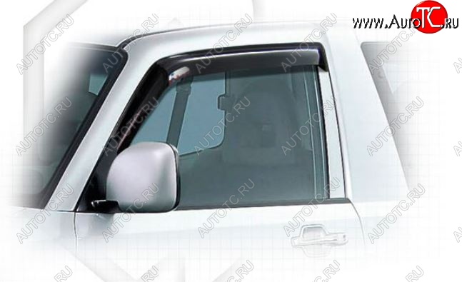 1 899 р. Дефлектора окон 3D (V-63, 65, 68) CA-Plastiс Mitsubishi Pajero 3 V70 дорестайлинг (1999-2003) (Classic полупрозрачный, Без хром молдингов)  с доставкой в г. Керчь