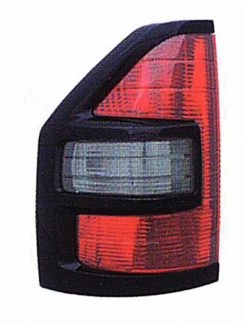 Левый задний фонарь SAT (черная окантовка) Mitsubishi Pajero ( 3 V70,  3 V60) (1999-2003) дорестайлинг