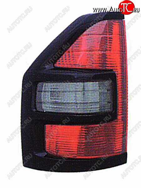1 799 р. Левый задний фонарь SAT (черная окантовка)  Mitsubishi Pajero ( 3 V70,  3 V60) (1999-2003) дорестайлинг  с доставкой в г. Керчь