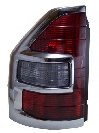 Левый задний фонарь SAT (хром) Mitsubishi Pajero ( 3 V70,  3 V60) (1999-2003) дорестайлинг