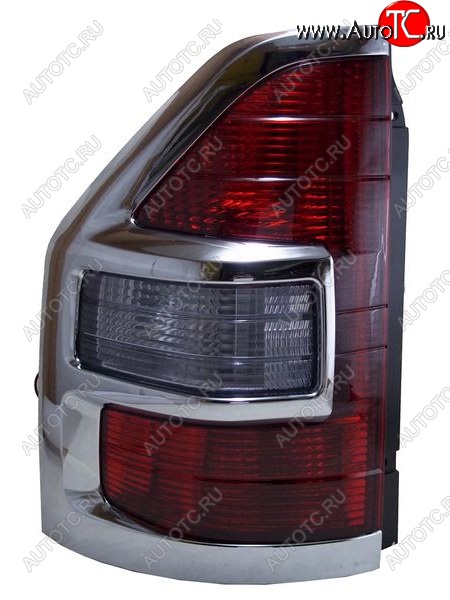 6 649 р. Левый задний фонарь SAT (хром)  Mitsubishi Pajero ( 3 V70,  3 V60) (1999-2003) дорестайлинг  с доставкой в г. Керчь
