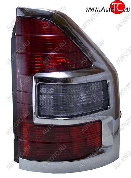 6 649 р. Правый задний фонарь SAT (хром) Mitsubishi Pajero 3 V70 дорестайлинг (1999-2003)  с доставкой в г. Керчь