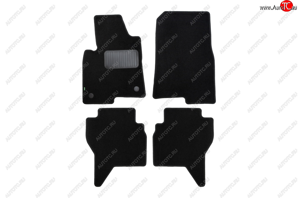 7 449 р. Текстильные коврики салона Klever Standart Mitsubishi Pajero 3 V70 дорестайлинг (1999-2003) (Черные)  с доставкой в г. Керчь