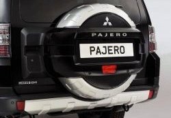 3 579 р. Чехол (кожух) запасного колеса Стандартный Mitsubishi Pajero 4 V90 дорестайлинг (2006-2011) (Неокрашенный)  с доставкой в г. Керчь. Увеличить фотографию 6