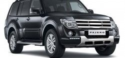 15 699 р. Накладка на передний бампер BROOMER Design Mitsubishi Pajero 4 V80 3 дв. 1-ый рестайлинг (2011-2014) (Неокрашенная)  с доставкой в г. Керчь. Увеличить фотографию 6