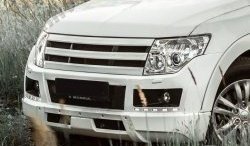8 199 р. Решётка радиатора BROOMER Design Mitsubishi Pajero 4 V80 3 дв. 1-ый рестайлинг (2011-2014) (Неокрашенная)  с доставкой в г. Керчь. Увеличить фотографию 3