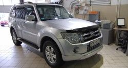 10 499 р. Накладка переднего бампера GT Dynamics Mitsubishi Pajero 4 V80 дорестайлинг (2006-2011) (Дорестайлинг, Неокрашенная)  с доставкой в г. Керчь. Увеличить фотографию 4