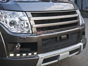 Решётка радиатора BROOMER Design Mitsubishi Pajero ( 4 V90,  4 V80) (2006-2015) дорестайлинг, 1-ый рестайлинг, 3 дв. 1-ый рестайлинг