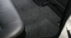 4 099 р. Коврики в салон Element 4 шт. (текстиль) Mitsubishi Pajero 4 V80 дорестайлинг (2006-2011) (Черные)  с доставкой в г. Керчь. Увеличить фотографию 2