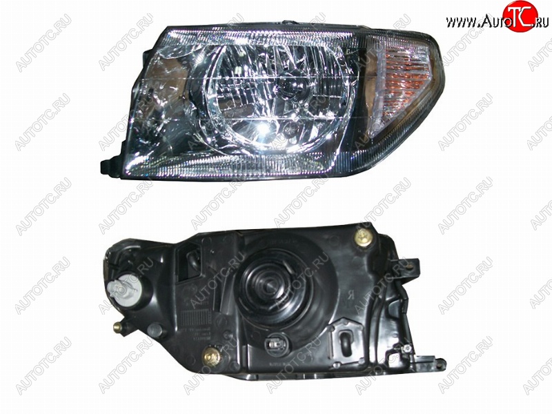 5 549 р. Левая фара (хром) SAT  Mitsubishi Pajero iO (1998-2007)  с доставкой в г. Керчь