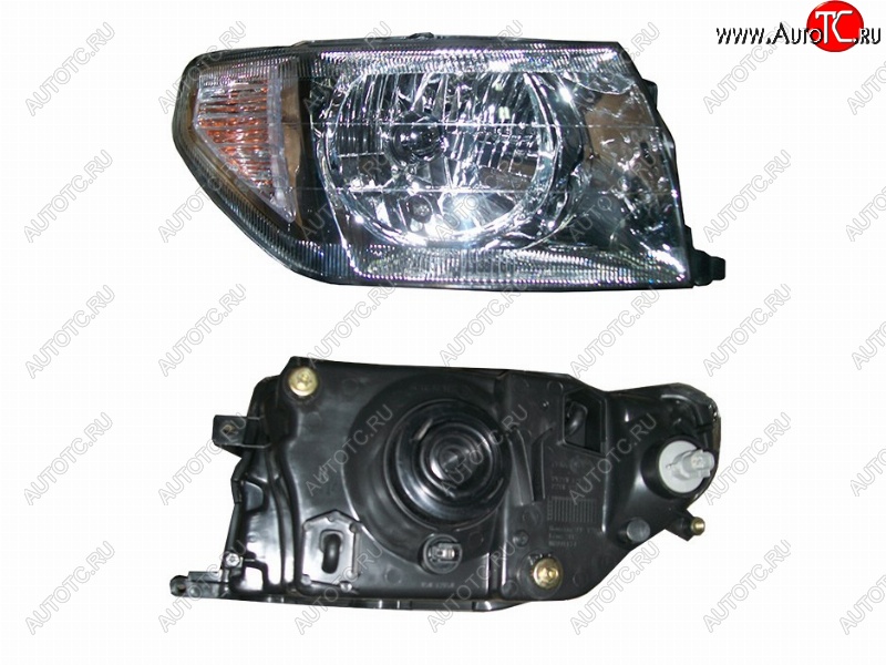 5 549 р. Правая фара (хром) SAT  Mitsubishi Pajero iO (1998-2007)  с доставкой в г. Керчь
