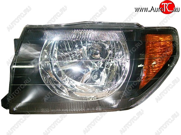 6 649 р. Левая фара (чёрная) SAT  Mitsubishi Pajero iO (1998-2007)  с доставкой в г. Керчь
