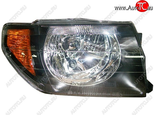 6 649 р. Правая фара (чёрная) SAT  Mitsubishi Pajero iO (1998-2007)  с доставкой в г. Керчь