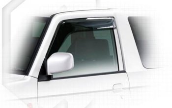 Дефлектора окон CA-Plastiс Mitsubishi Pajero Mini  H53/H58 (2008-2012) (Classic полупрозрачный)
