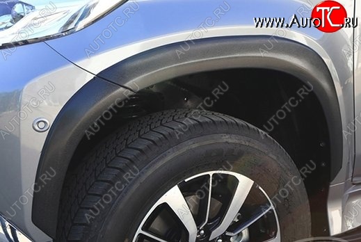18 199 р. Накладки на колёсные арки CT Mitsubishi Pajero Sport QE дорестайлинг (2015-2021) (Неокрашенные)  с доставкой в г. Керчь