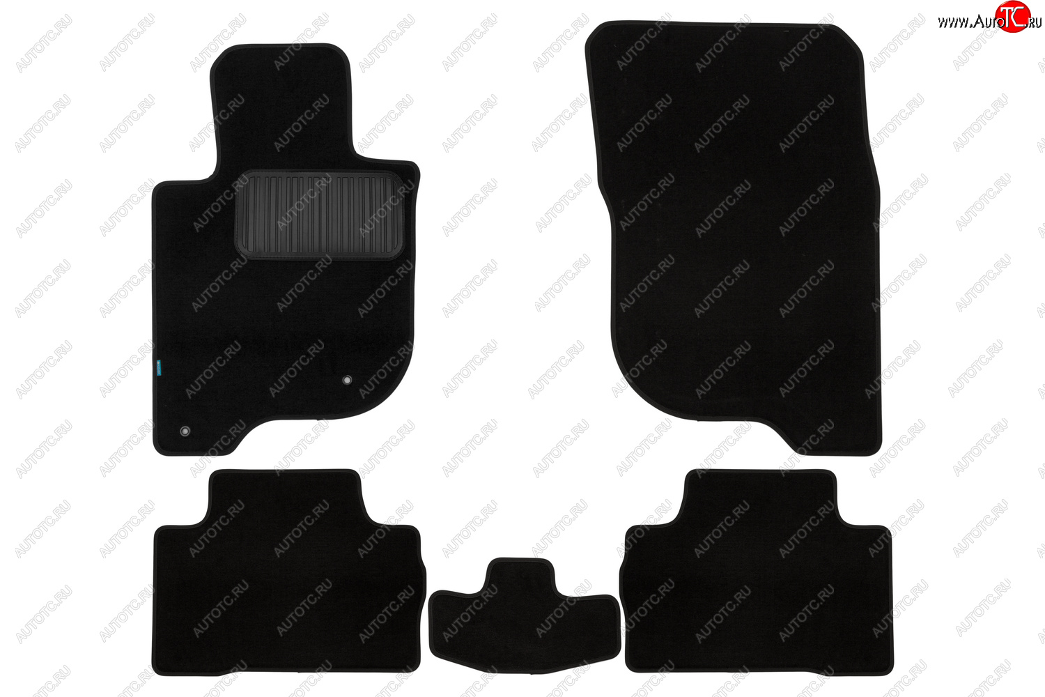 6 199 р. Текстильные коврики салона Klever Premium  Mitsubishi Pajero Sport  QE (2015-2021) дорестайлинг (Черные)  с доставкой в г. Керчь