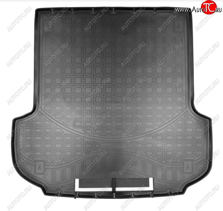 3 599 р. Коврик в багажник Norplast Unidec  Mitsubishi Pajero Sport  QE (2015-2021) дорестайлинг (Черный с фартуком)  с доставкой в г. Керчь