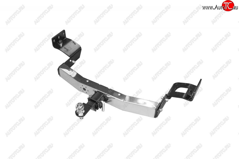 20 299 р. Фаркоп PT GROUP /съемный квадрат/ с НЕРЖ накладкой MITSUBISHI Pajero Sport 2008-2020   Mitsubishi Pajero Sport  QE (2015-2021) дорестайлинг  с доставкой в г. Керчь