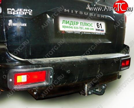 9 249 р. Фаркоп Лидер Плюс (съемный шар тип F, с нержавеющей пластиной) Mitsubishi Pajero Sport PA дорестайлинг (1996-2004) (Без электропакета)  с доставкой в г. Керчь