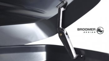 22 749 р. Багажный бокс Broomer Venture (420 л/189x89x40 см) на крышу   (Покрытие: шагрень, Цвет: чёрный)  с доставкой в г. Керчь. Увеличить фотографию 5