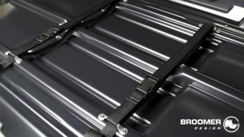 22 749 р. Багажный бокс Broomer Venture (420 л/189x89x40 см) на крышу   (Покрытие: шагрень, Цвет: чёрный)  с доставкой в г. Керчь. Увеличить фотографию 8
