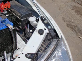 2 969 р. Упор капота MV-Tuning (одинарный) Mitsubishi Pajero Sport PB дорестайлинг (2008-2013)  с доставкой в г. Керчь. Увеличить фотографию 4