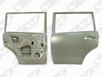 Левая дверь задняя SAT Mitsubishi Pajero Sport PB дорестайлинг (2008-2013)