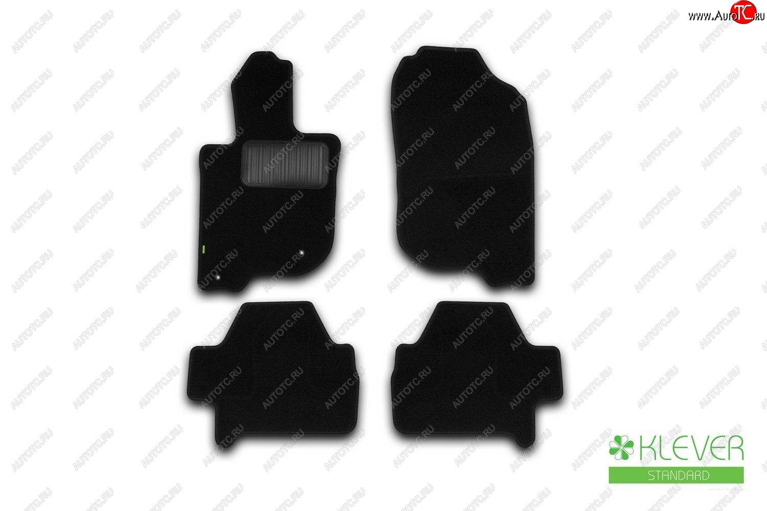 459 р. Текстильные коврики салона Klever Standart  Mitsubishi Pajero Sport  PB (2008-2013) дорестайлинг (Черные)  с доставкой в г. Керчь