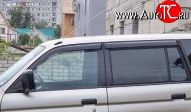 999 р. Комплект дефлекторов окон (ветровиков) 4 шт. Russtal Mitsubishi Pajero Sport PA рестайлинг (2004-2008)  с доставкой в г. Керчь