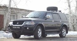 1 899 р. Защитная сетка решетки переднего бампера РА Mitsubishi Pajero Sport PA дорестайлинг (1996-2004)  с доставкой в г. Керчь. Увеличить фотографию 3