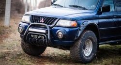 1 949 р. Подиумы противотуманных фар RA  Mitsubishi Pajero Sport  PA (1996-2004) дорестайлинг  с доставкой в г. Керчь. Увеличить фотографию 3