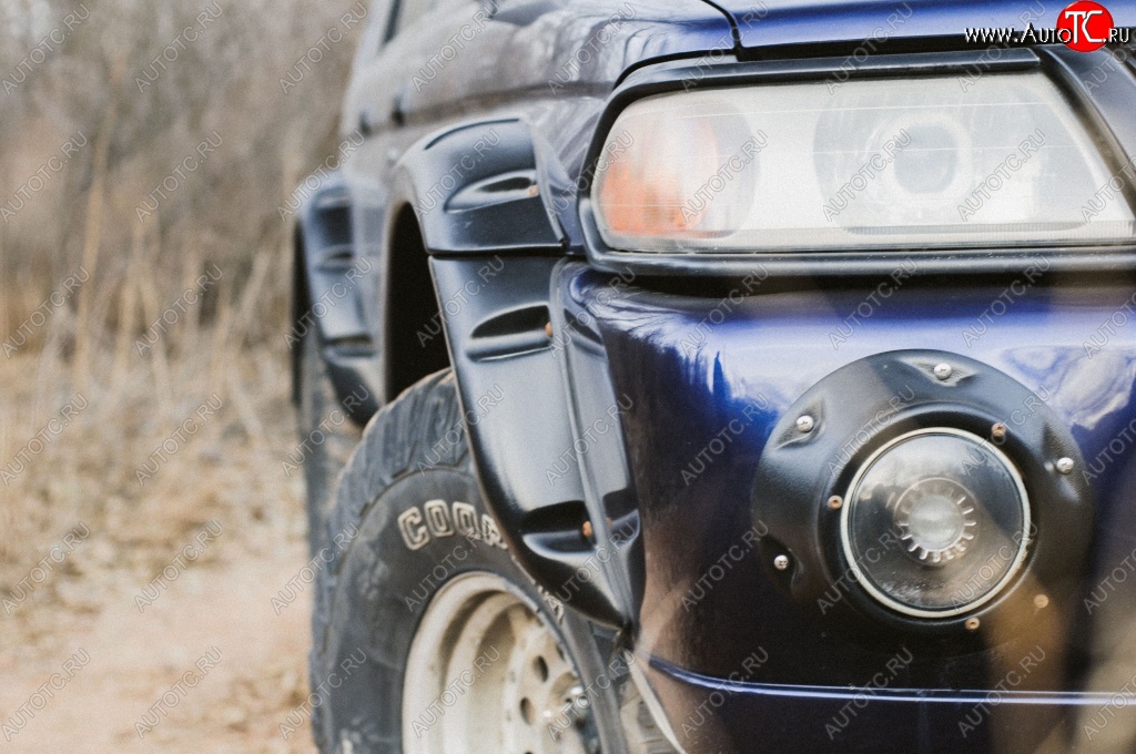 1 949 р. Подиумы противотуманных фар RA  Mitsubishi Pajero Sport  PA (1996-2004) дорестайлинг  с доставкой в г. Керчь