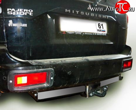 8 199 р. Фаркоп Лидер Плюс (с нерж. пластиной) Mitsubishi Pajero Sport PA дорестайлинг (1996-2004) (Без электропакета)  с доставкой в г. Керчь