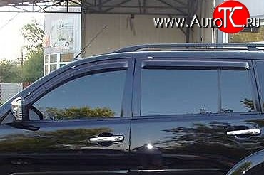 999 р. Комплект дефлекторов окон (ветровиков) 4 шт. Russtal Mitsubishi Pajero Sport PB рестайлинг (2013-2017)  с доставкой в г. Керчь
