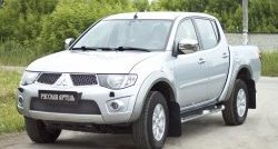 2 199 р. Защитная сетка решетки переднего бампера РА  Mitsubishi Pajero Sport  PB (2008-2013) дорестайлинг  с доставкой в г. Керчь. Увеличить фотографию 3