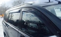 Дефлекторы окон (ветровики) Novline 4 шт. Mitsubishi Pajero Sport PB рестайлинг (2013-2017)